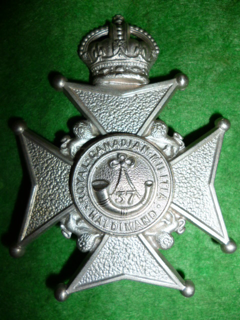 MM131 - 37th Haldimand Cap Badge